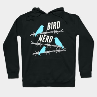 Bird Nerd Birdwatching Bider Gift Hoodie